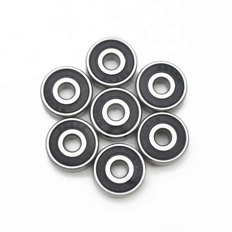 623rs Chrome Stalowe podwójne łożyska kulki z podwójną gumą