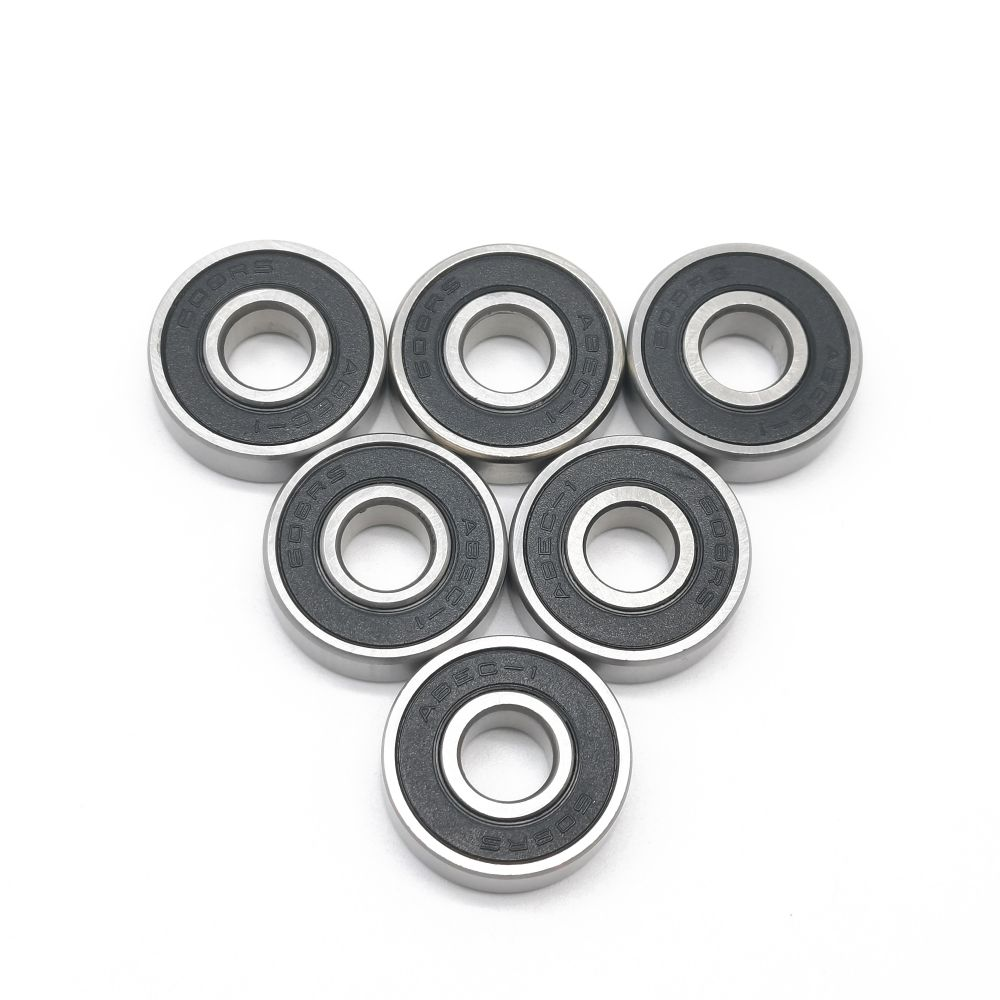 608RS Chrome Stalowe podwójne łożyska kulkowe z podwójną gumą